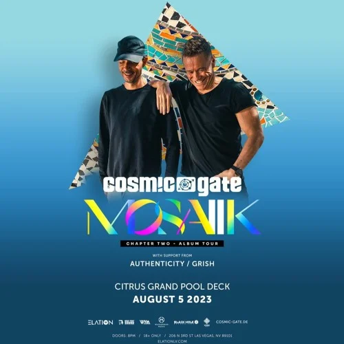 Elation - Cosmic Gate + support by Authenticity and Grish 