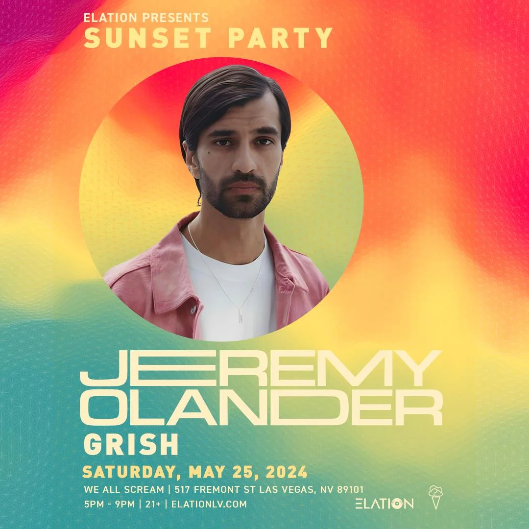 Elation presents Jeremy Olander + support by Grish 
