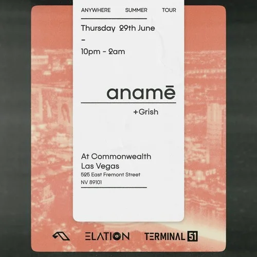 Elation - Anamē with support by Grish 